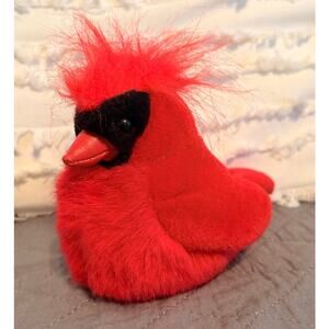 VTG K&M INTERNATIONAL 5" RED BIRD PLUSH NO SOUND